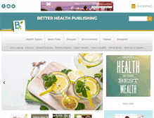 Tablet Screenshot of betterhealthpublishing.com